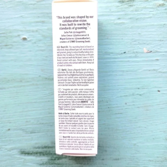 Nwot STMNT Beard Oil in original box - Picture 4 of 5